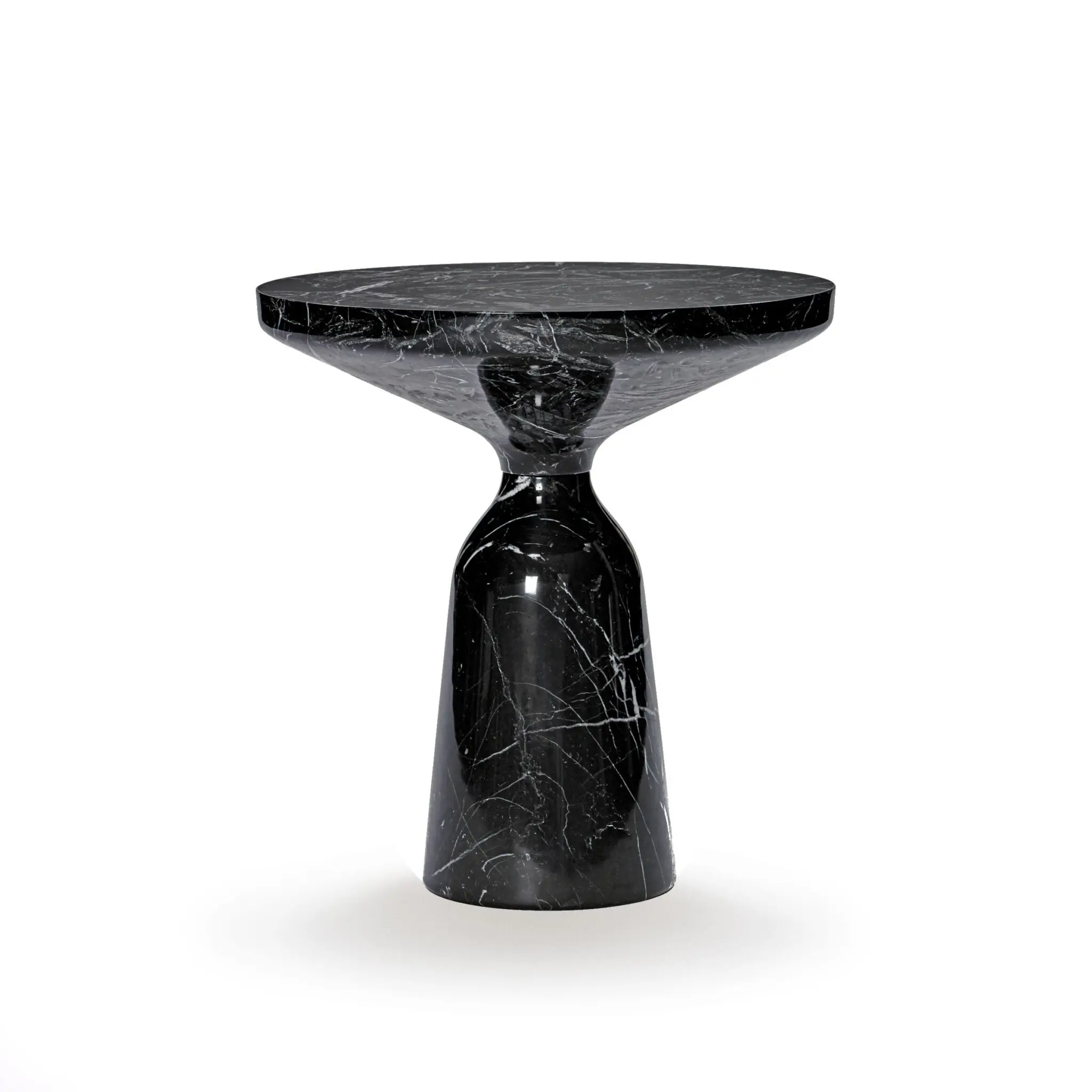 ClassiCon Bell Side Table mit Marmorfuß und Marmorplatte
