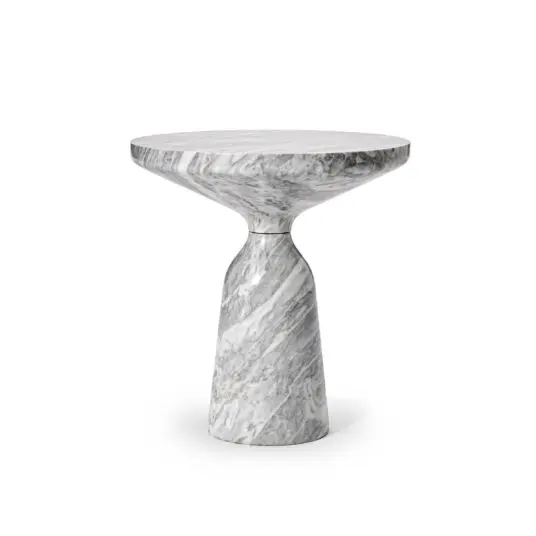 ClassiCon Bell Side Table mit Marmorfuß und Marmorplatte