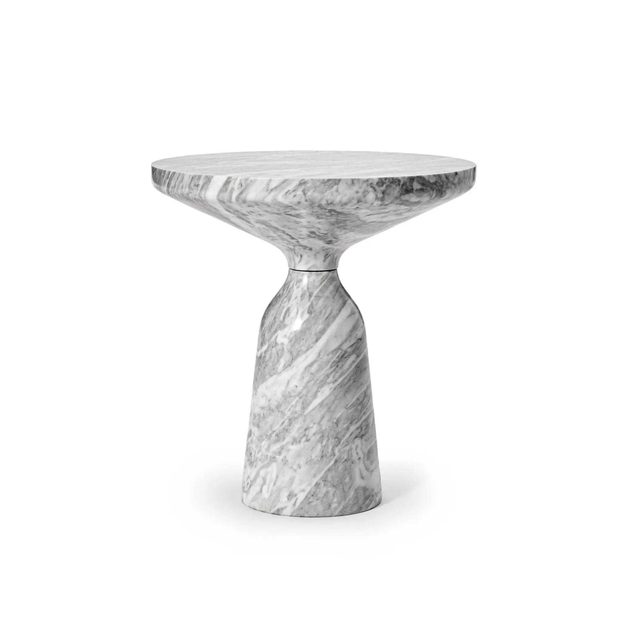 ClassiCon Bell Side Table mit Marmorfuß und Marmorplatte