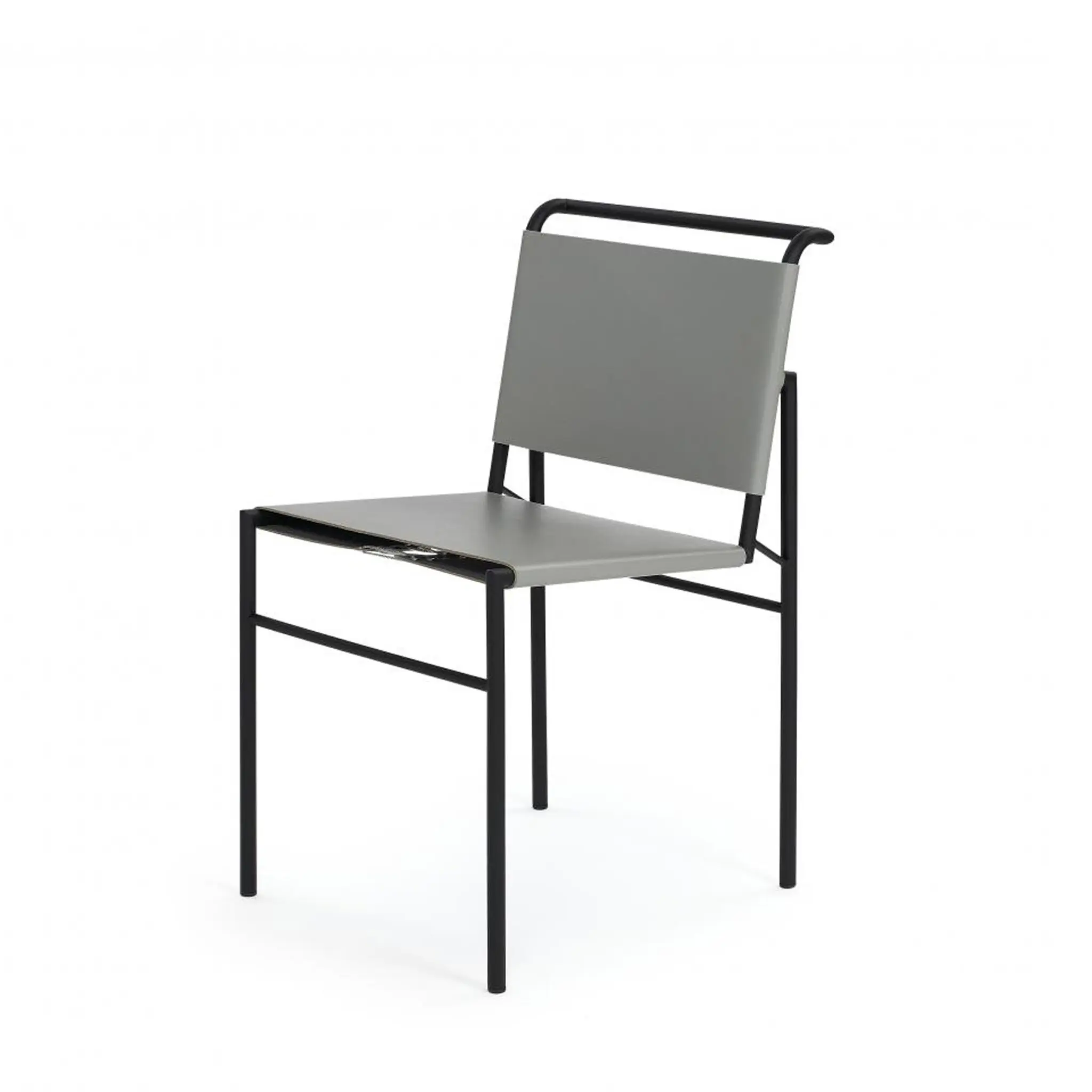 Roquebrune Chair aus hochwertigem Leder und verchromtem Gestell