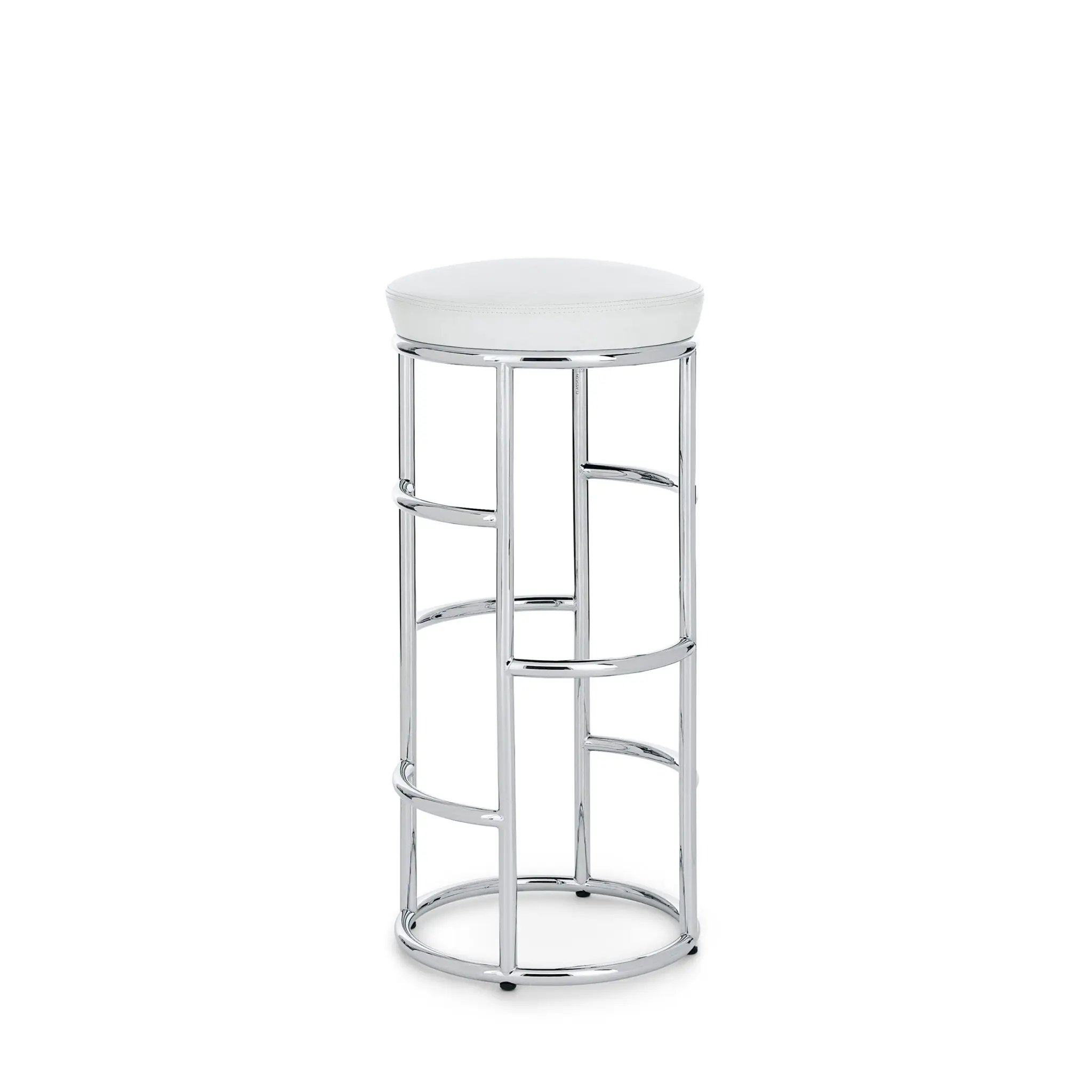 ClassiCon Satish Bar Stool Design-Hocker aus Leder von Eckart Muthesius