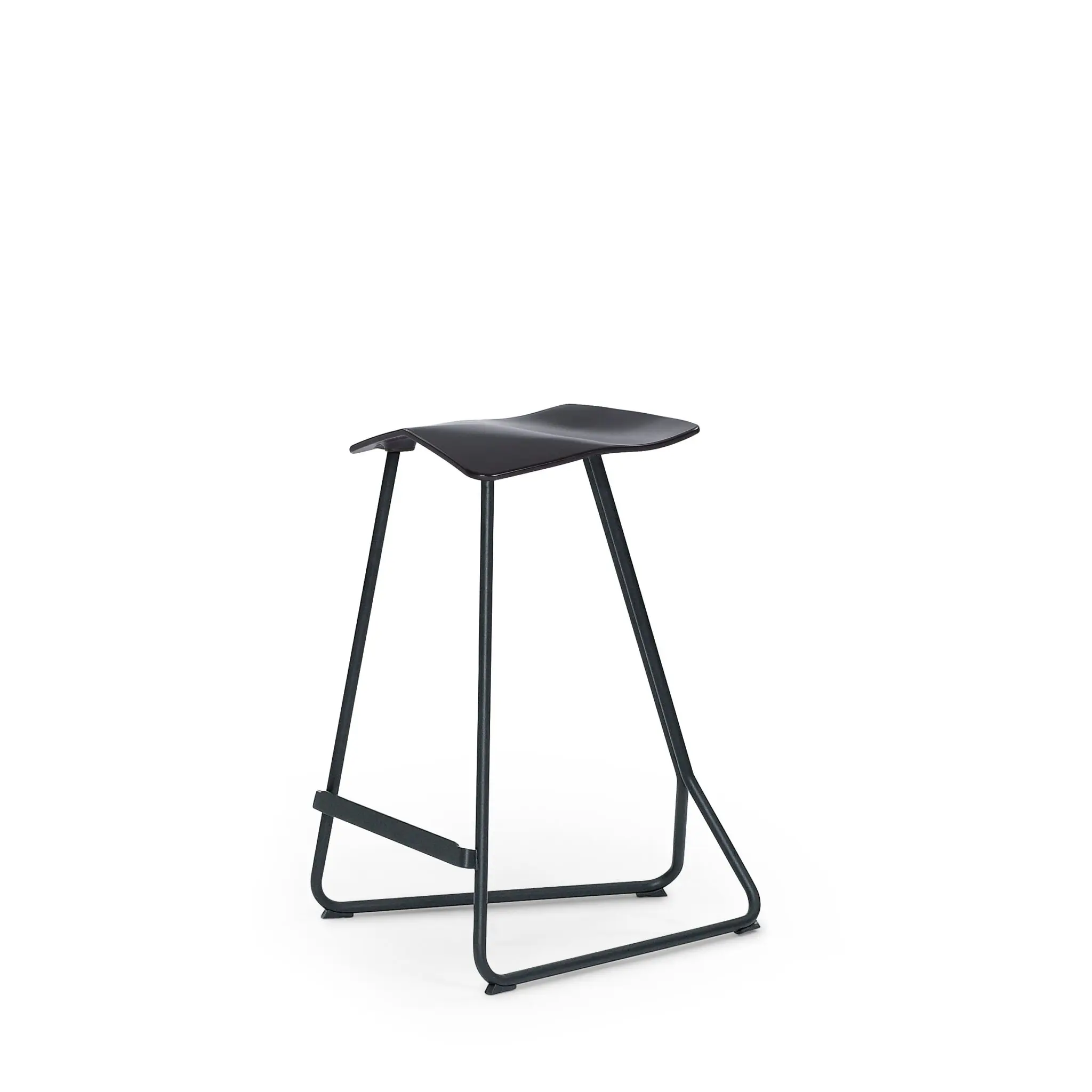 ClassiCon Triton Counter Stool ergonomischer Barhocker mit Leder- oder Polyurethanbezug