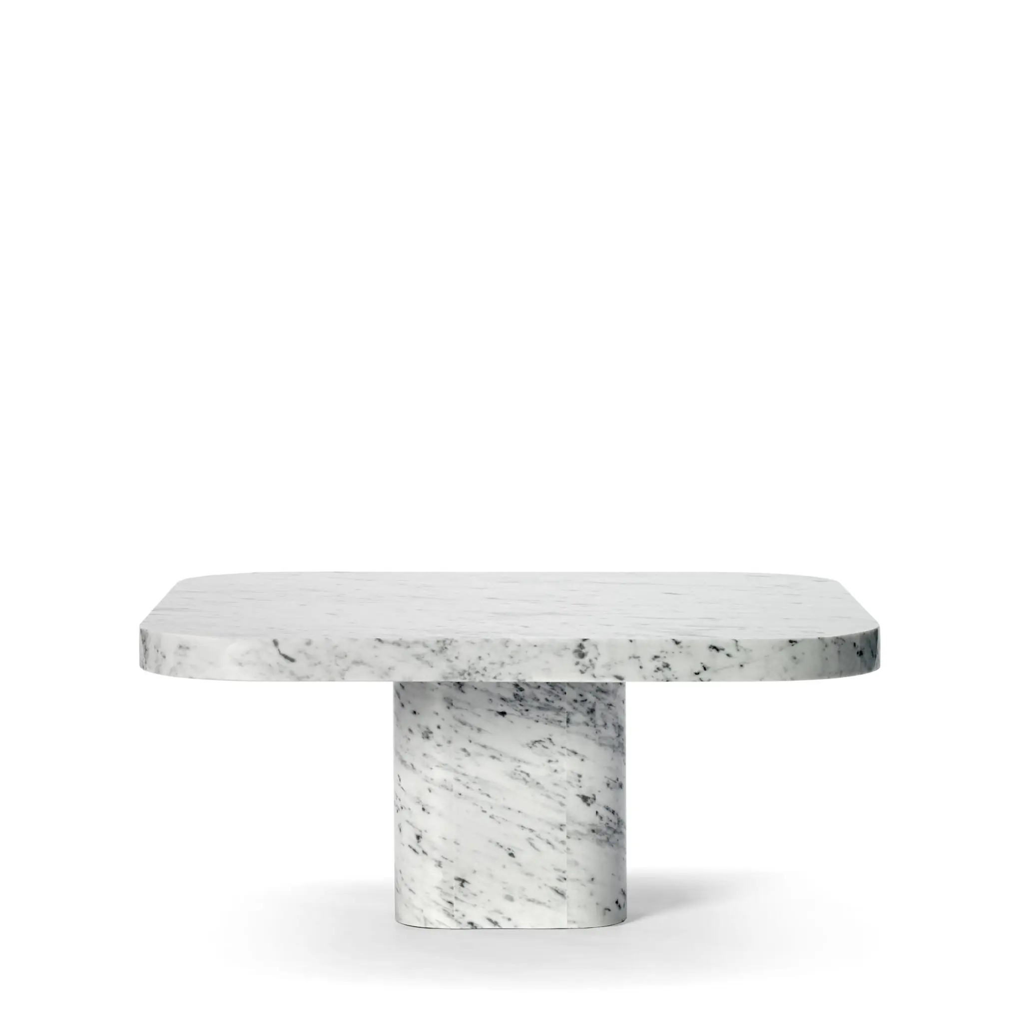 Bow Coffee Table No. 3 Couchtisch aus Marmor und Marmorplatte im modernen Interior-Design.