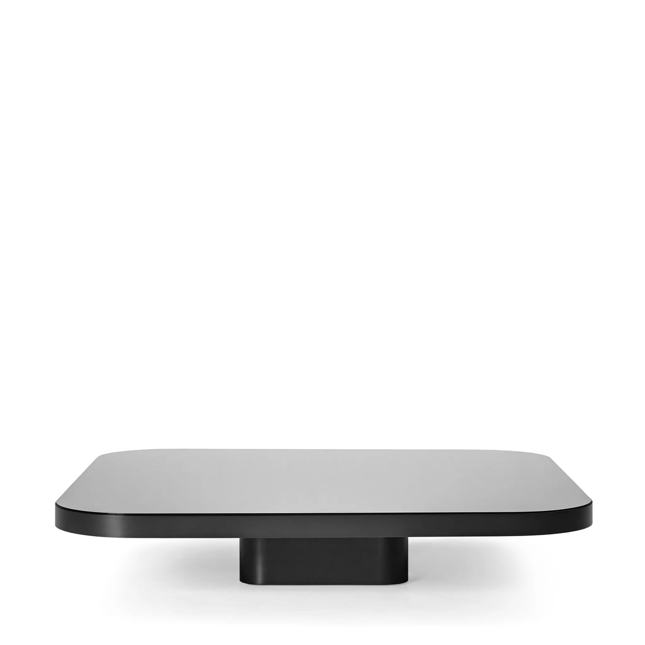 ClassiCon Bow Coffee Table No. 4 von Guilherme Torres – skulpturaler Couchtisch mit Metallkorpus und schwebender Tischplatte aus Glas oder Marmor, moderne Designvariante.