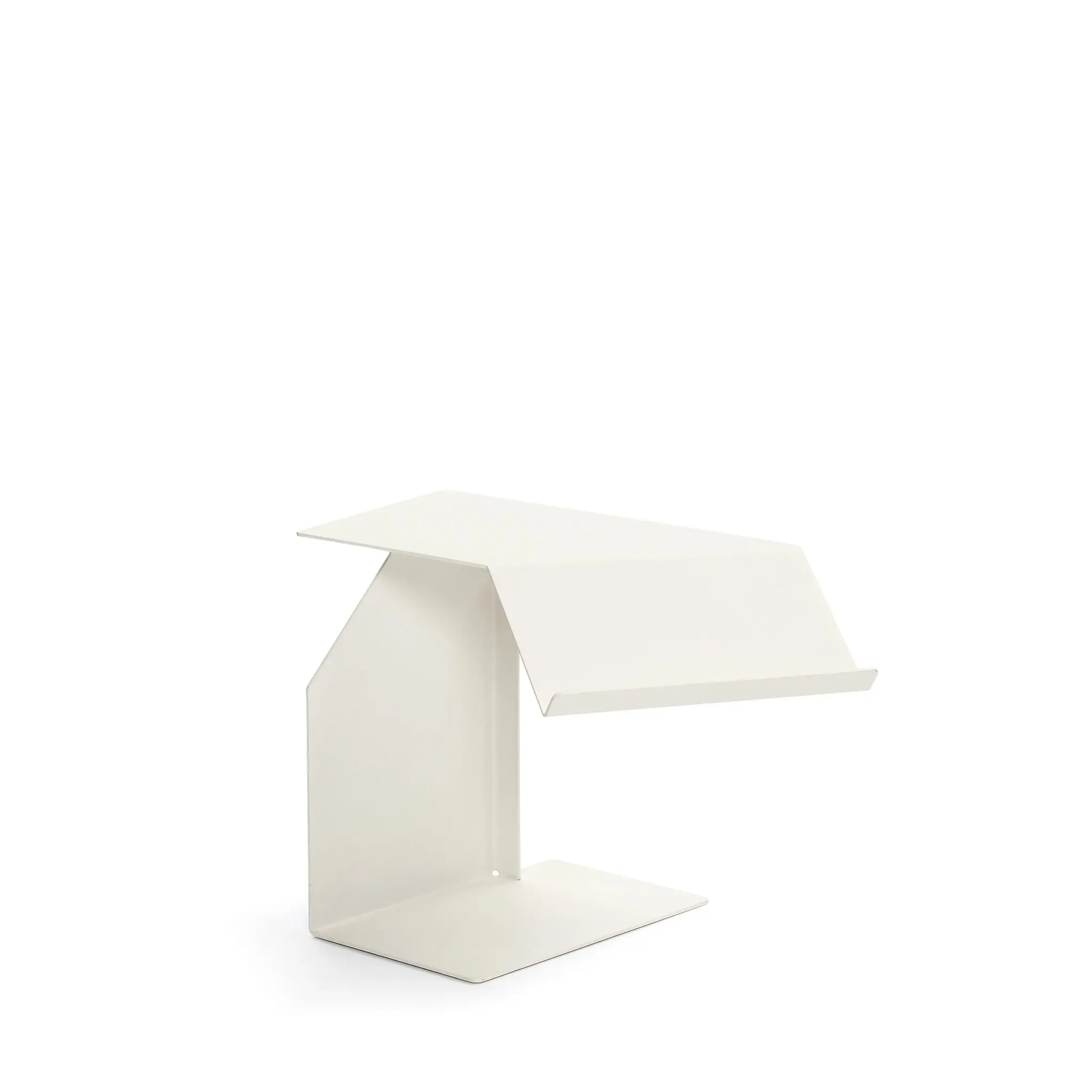 Diana F Side Table von ClassiCon – drehbarer Design-Beistelltisch aus pulverbeschichtetem Stahlblech.